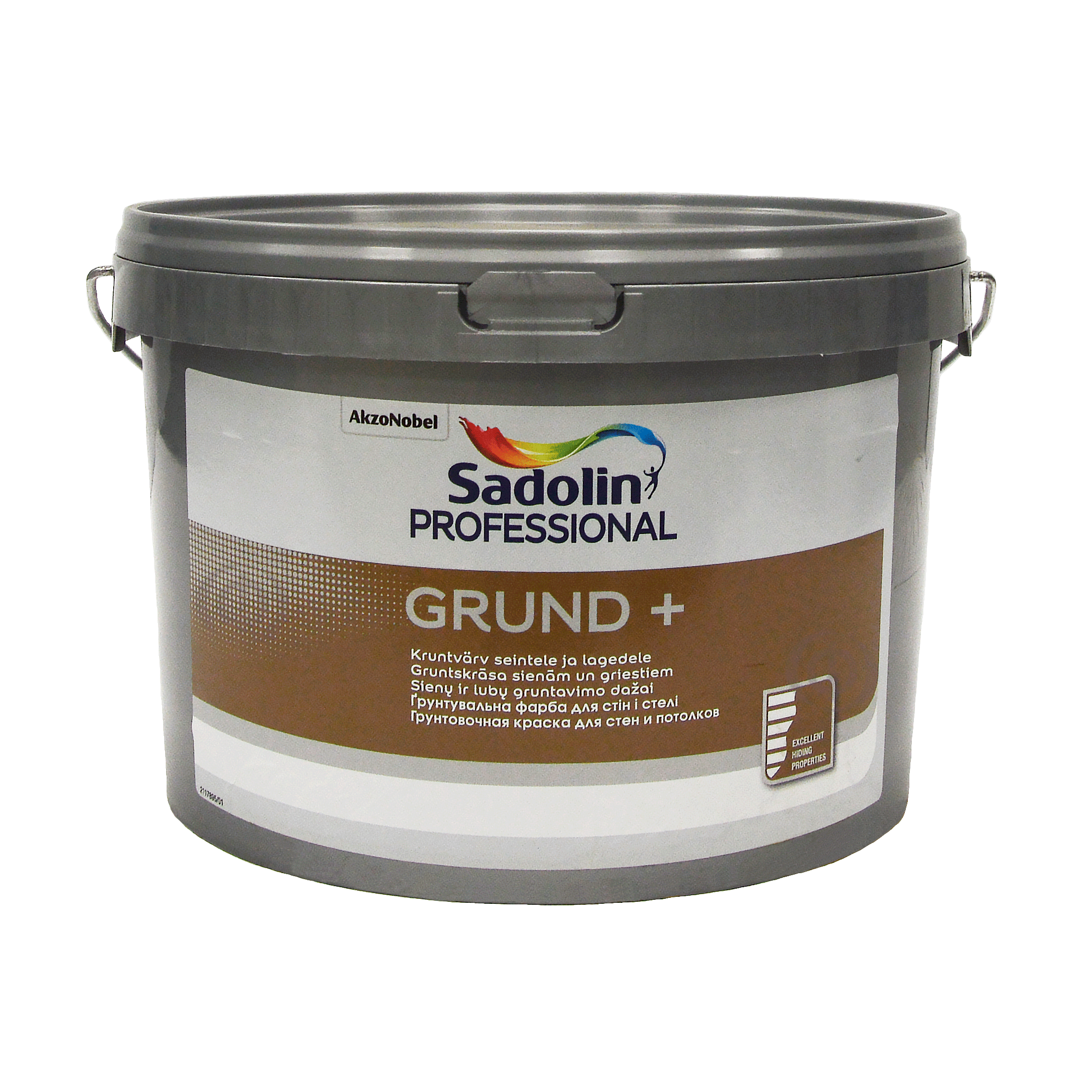 Грунтовочная краска на водной основе Sadolin Grund+ для стен и потолка, белая, BW Грунтовочная краска на водной основе Sadolin Grund+ для стен и потолка, белая, BW