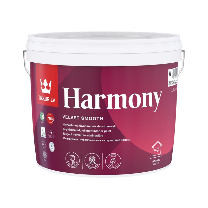 КРАСКА TIKKURILA HARMONY база А