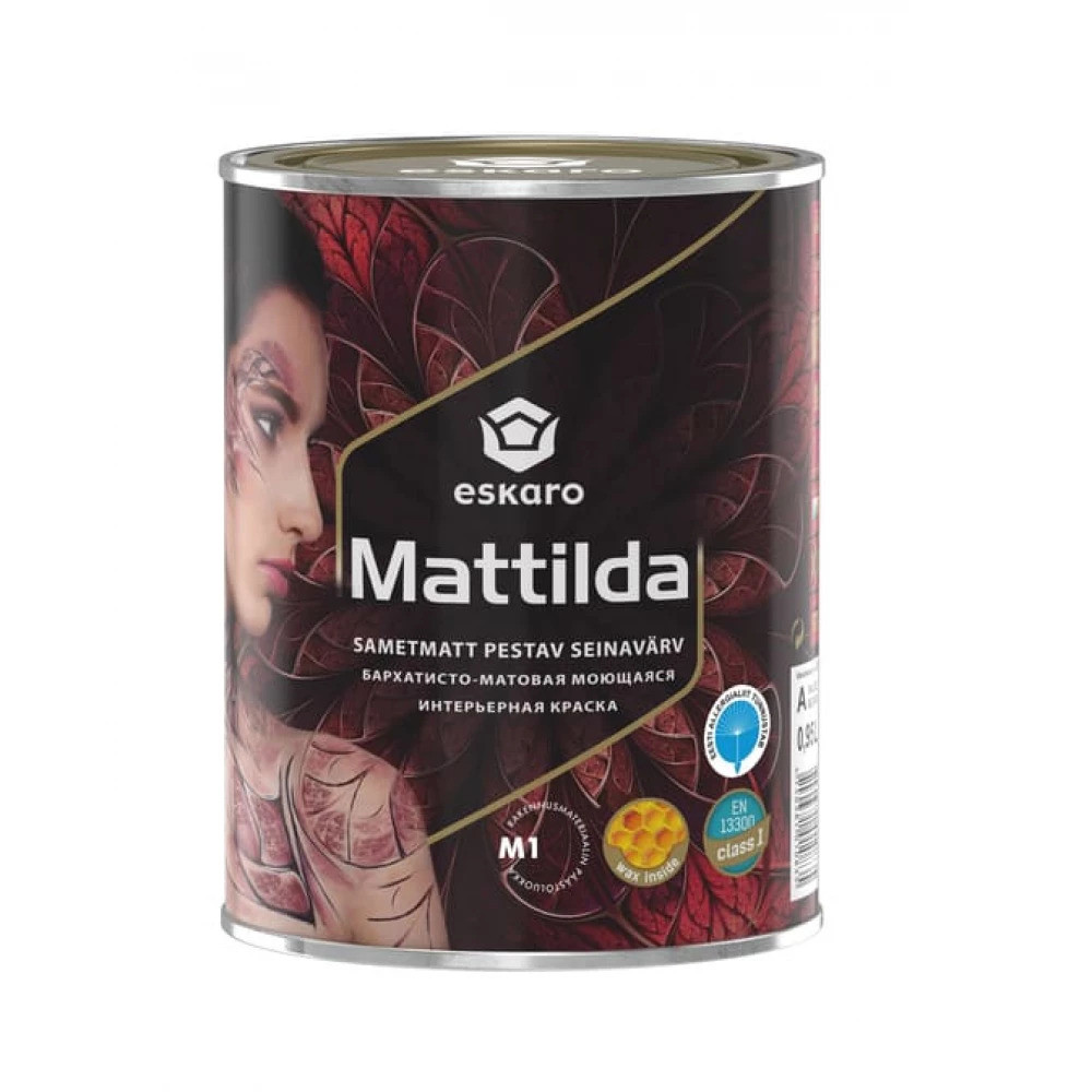 Фарба для стін Eskaro Mattilda бархатисто-матова, що миється база A