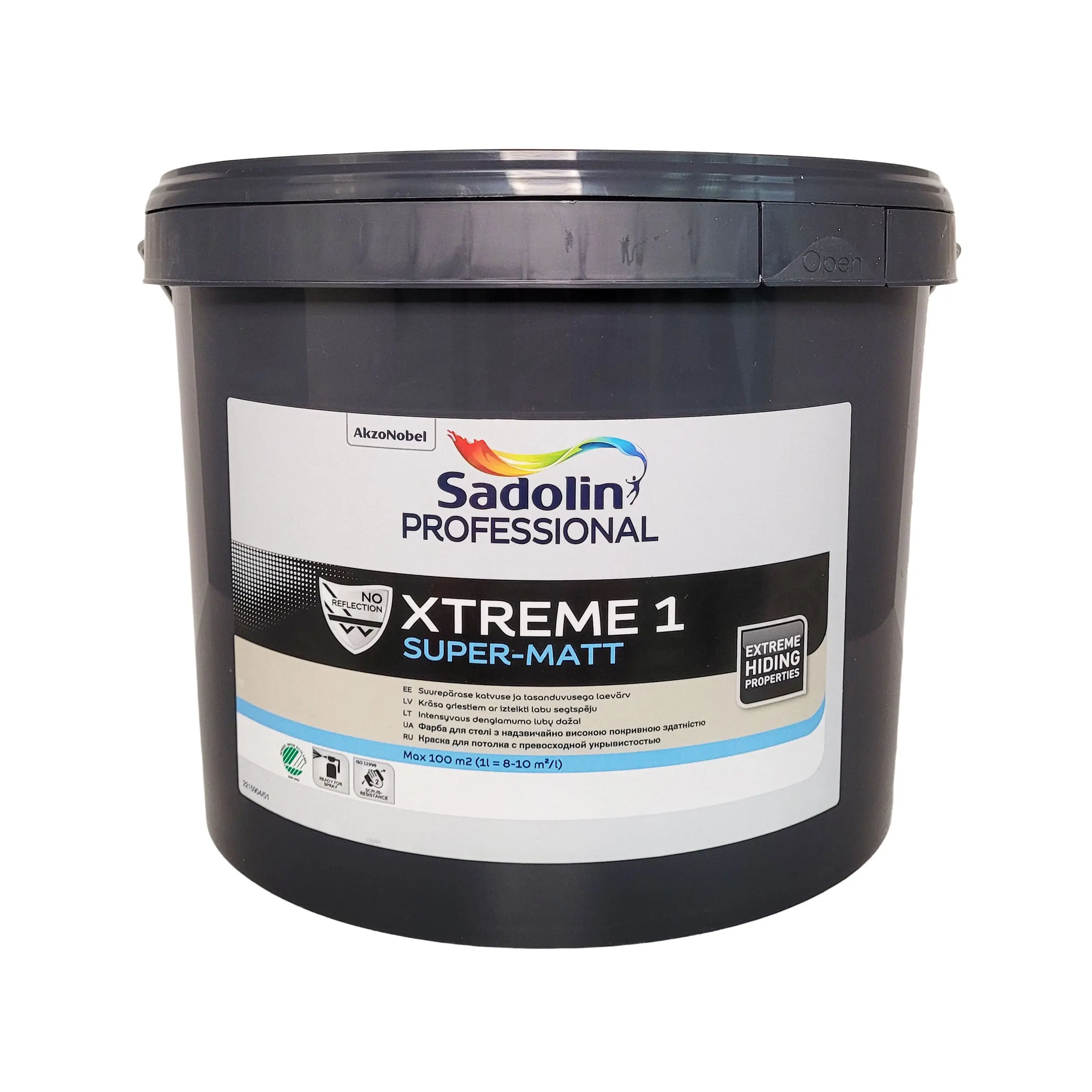Краска на водной основе Sadolin Professional Xtreme 1 для потолка, белая