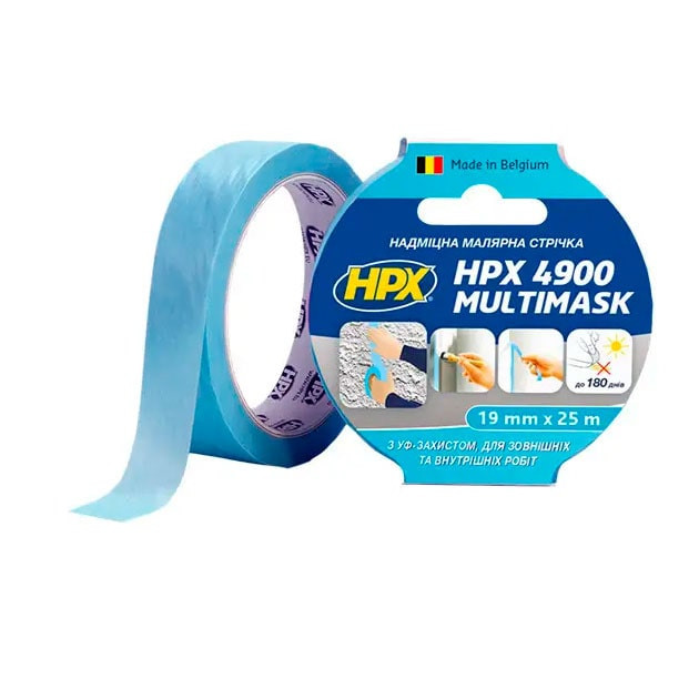 Малярная лента HPX4900 MULTIMASK 120C 25м циановый