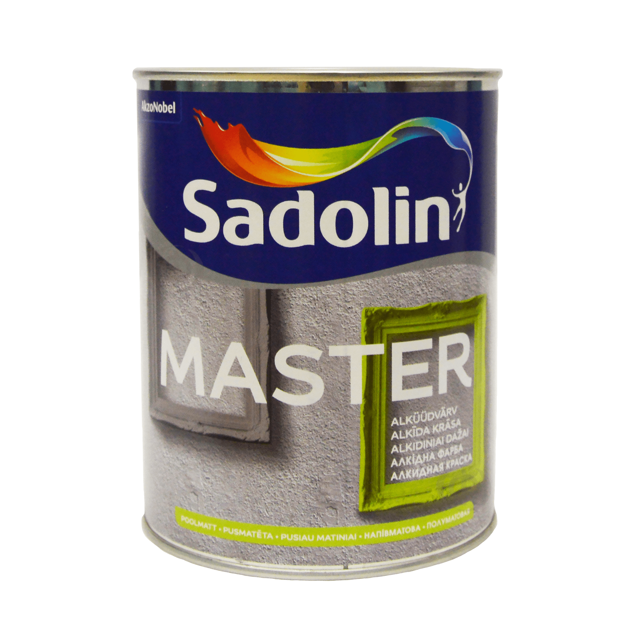 Алкидная краска Sadolin Master 30 для дерева и металла, бесцветная, BC Алкидная краска Sadolin Master 30 для дерева и металла, бесцветная, BC