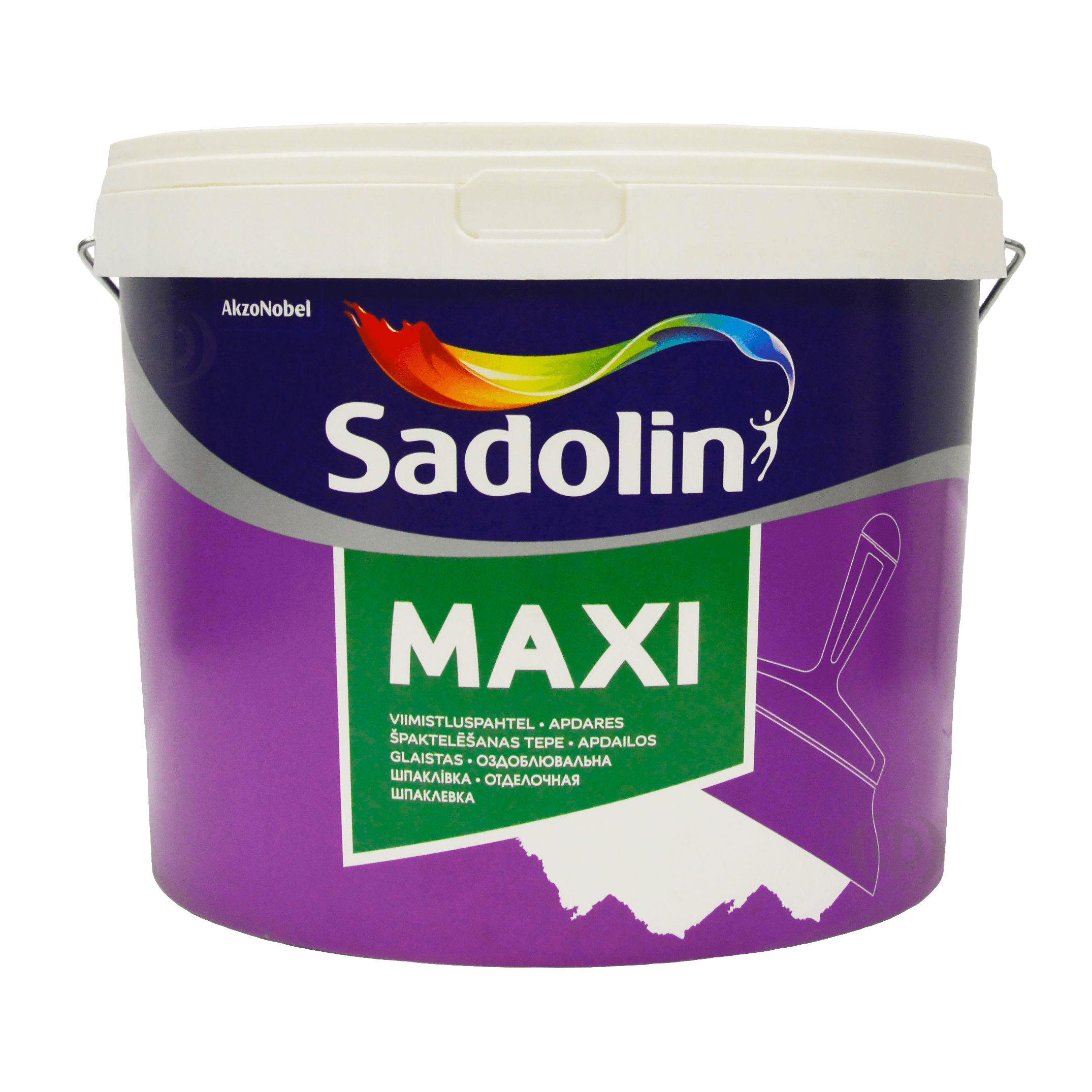 Мелкозернистая шпаклевка Sadolin Maxi для стен и потолка, белая