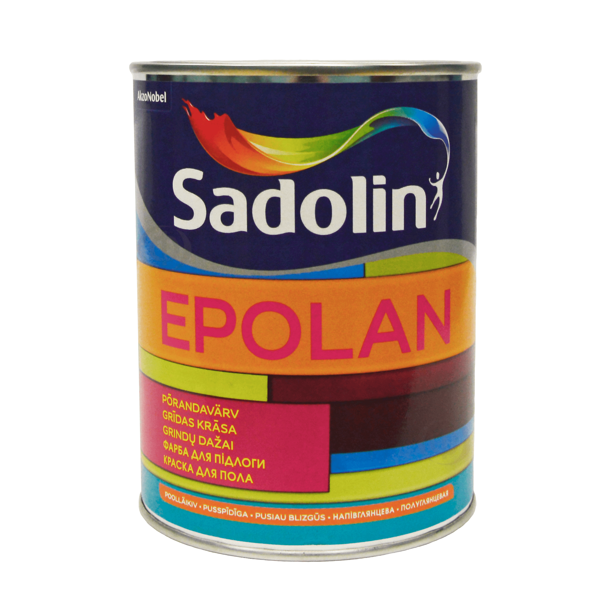 Краска на водной основе Sadolin Epolan для пола, белая, BW