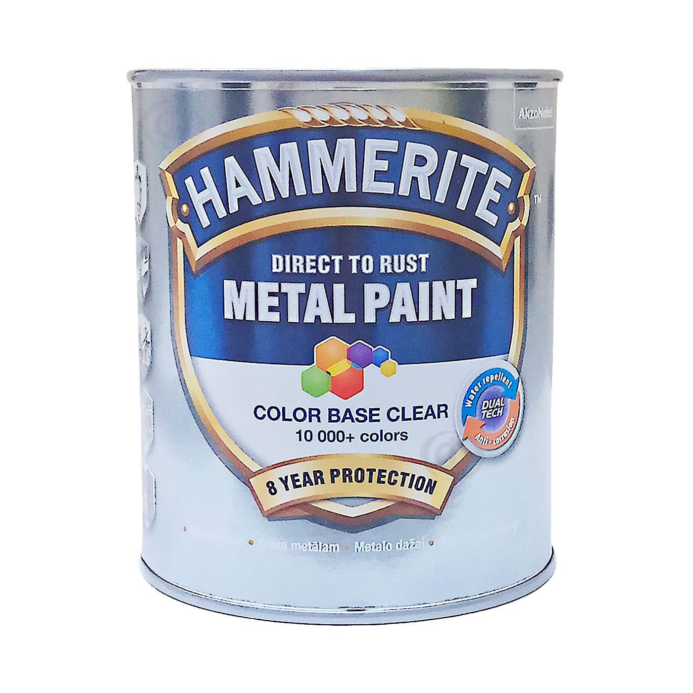 Краска 3 в 1 по металлу Hammerite Metal Paint Base Smooth защитная, бесцветная, BC Краска 3 в 1 по металлу Hammerite Metal Paint Base Smooth защитная, бесцветная, BC