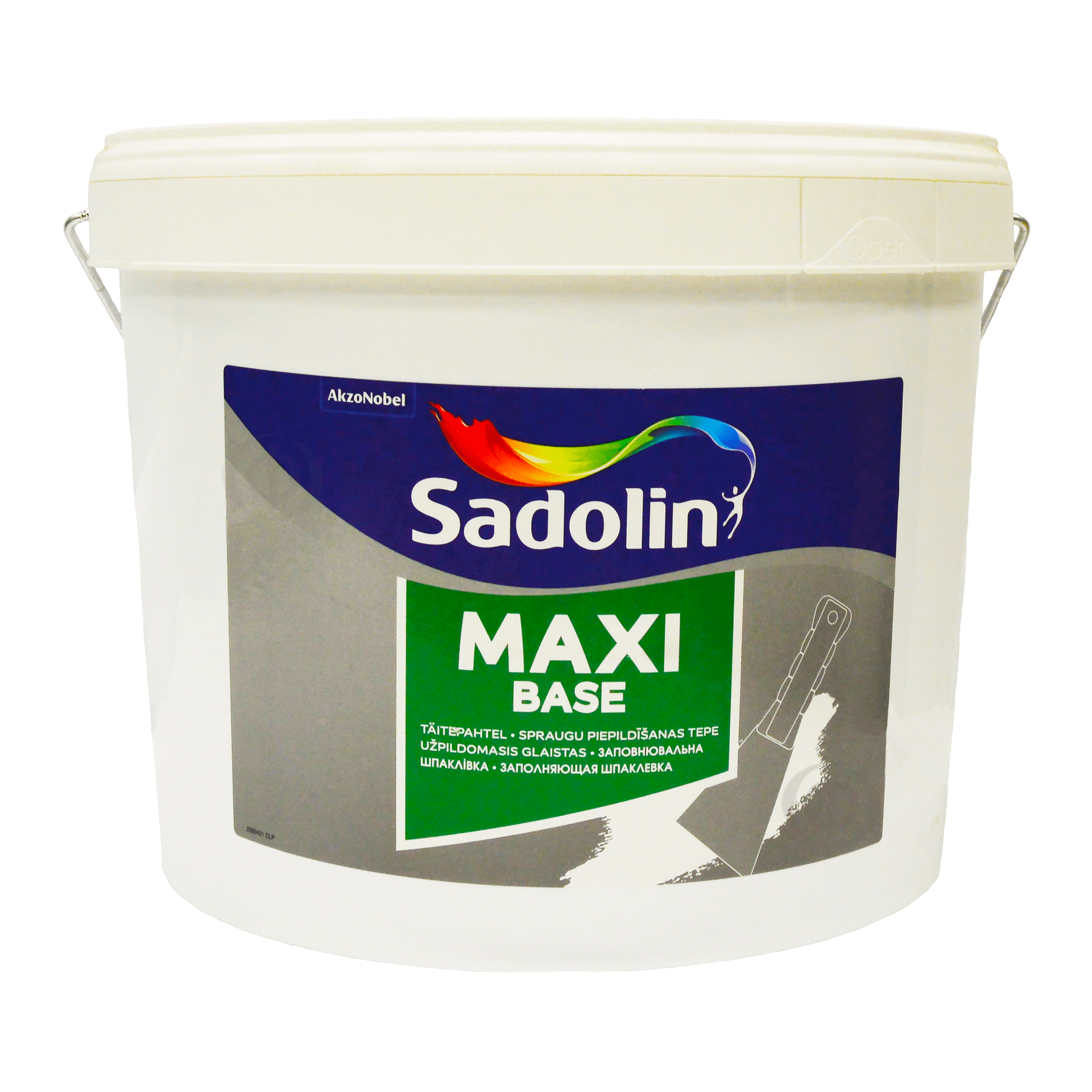 Заполняющая легкая шпаклевка Sadolin Maxi Base для стен и потолка, светло-серая