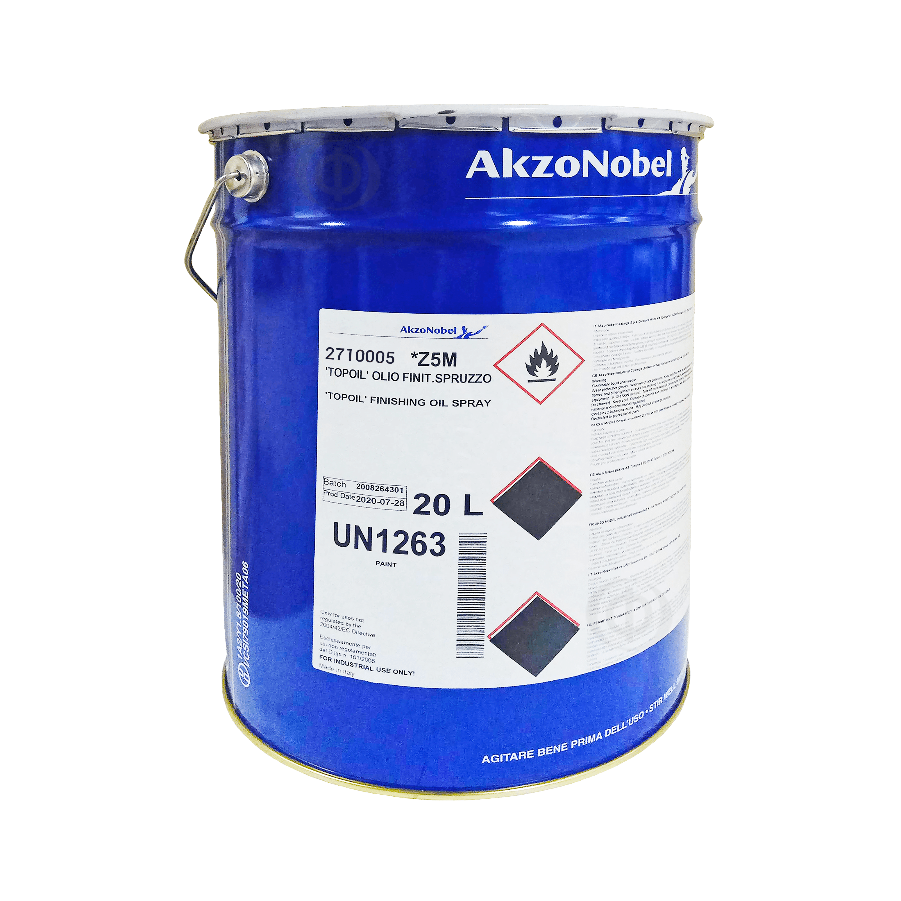 Масло для паркета AkzoNobel TopOil Finishing Oil Spray, бесцветное, (2710005)
