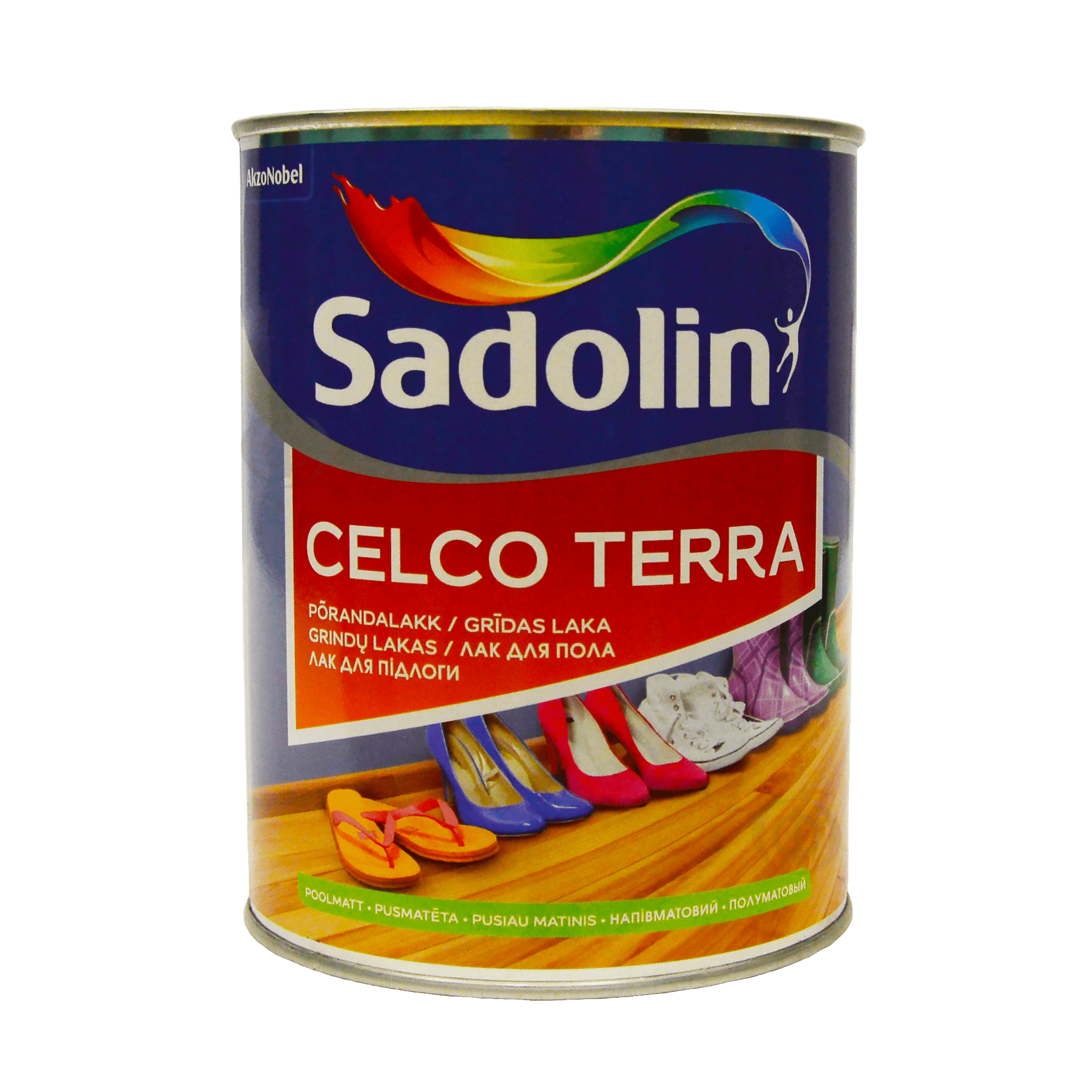Лак для пола Sadolin Celco Terra алкидный, глянцевый, бесцветный Лак для пола Sadolin Celco Terra алкидный, глянцевый, бесцветный