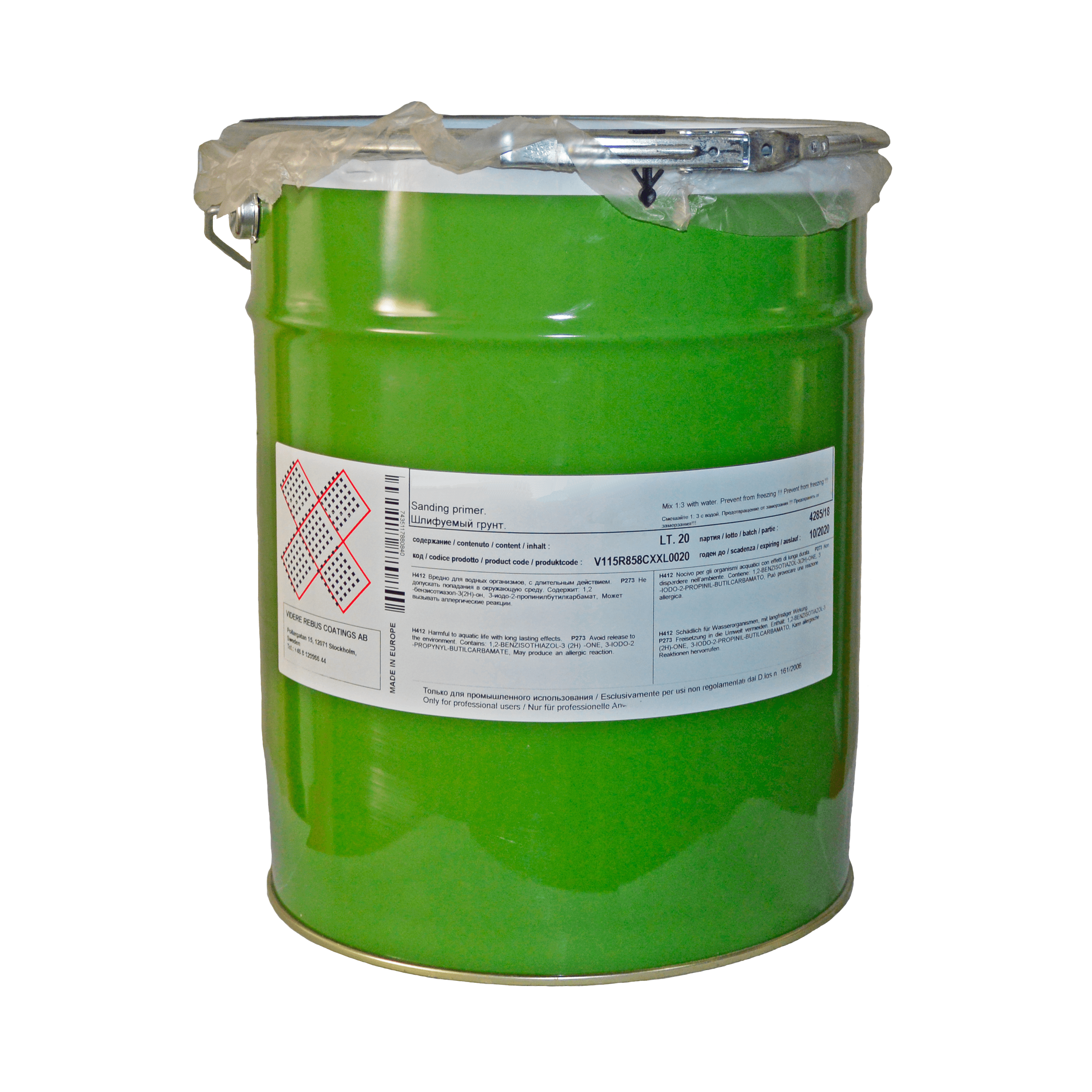 Лесуючий ґрунт на водній основі VR Coatings WACP 110 під занурення, безбарвний, BC
