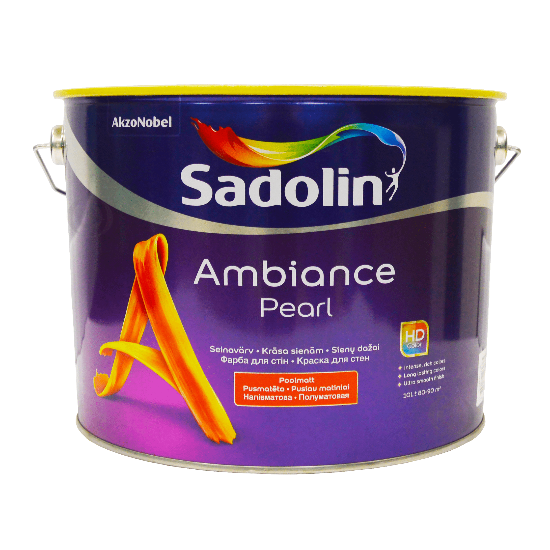 Акрилова фарба Sadolin Ambiance Pearl для стін та стелі, безбарвна, BC