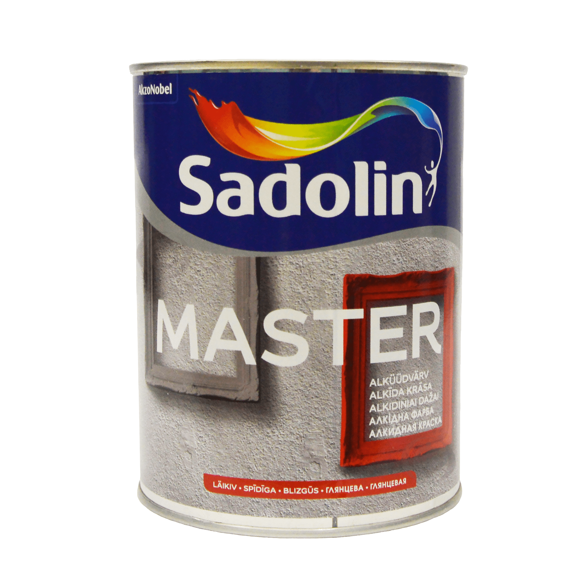 Алкидная краска Sadolin Master 90 для дерева и металла, белая, BW