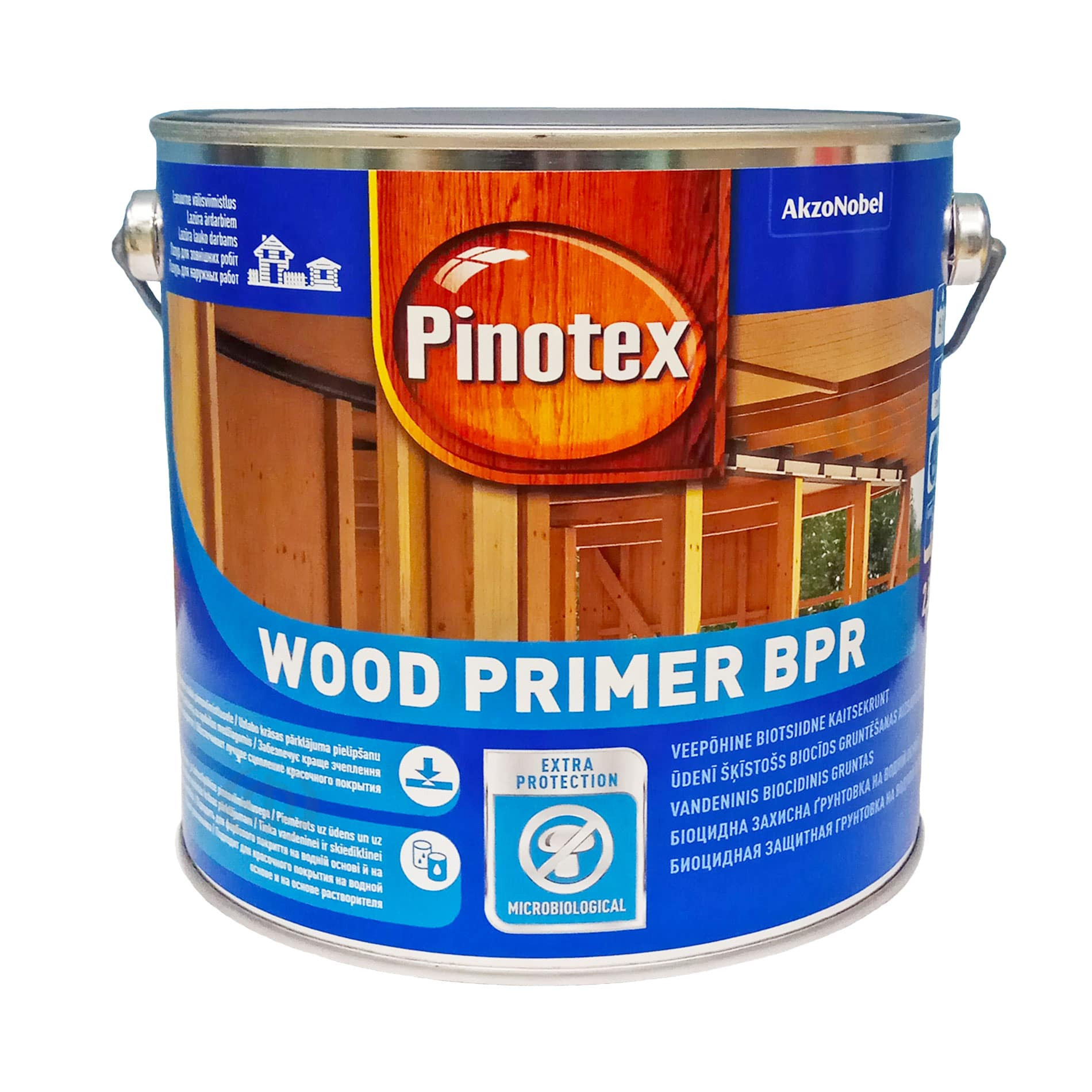Грунтовка для дерева Pinotex Wood Primer BPR биоцидная, бесцветная Грунтовка для дерева Pinotex Wood Primer BPR биоцидная, бесцветная
